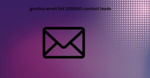 gambia email list 100000 contact leads