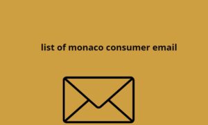 list of monaco consumer email