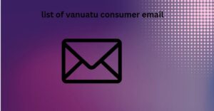 list of vanuatu consumer email