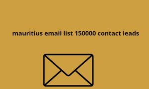 mauritius email list 150000 contact leads