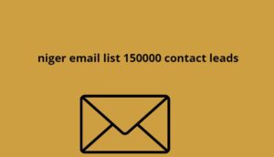 niger email list 150000 contact leads